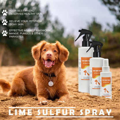 Classic's Lime Sulfur Spray Pet Care for Dry and Itchy Skin