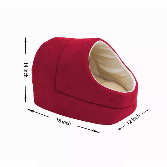 Cat Cave for Cat and Warming Burrow Cat Bed, Pet Hideway Sleeping Cuddle Cave