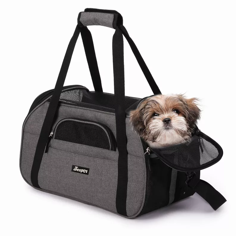 Soft-Sided Kennel Pet Carrier for Small Dogs, Cats, Puppy, Airline Approved Cat Carriers Dog Carrier Collapsible, Travel Handbag & Car Seat