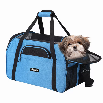 Soft-Sided Kennel Pet Carrier for Small Dogs, Cats, Puppy, Airline Approved Cat Carriers Dog Carrier Collapsible, Travel Handbag & Car Seat