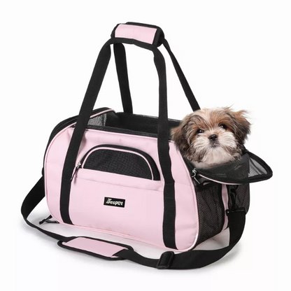 Soft-Sided Kennel Pet Carrier for Small Dogs, Cats, Puppy, Airline Approved Cat Carriers Dog Carrier Collapsible, Travel Handbag & Car Seat