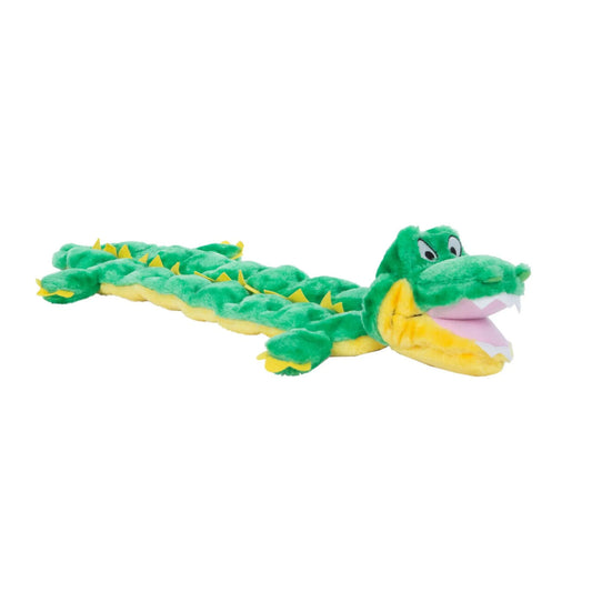 Outward Hound Squeaker Matz Gator Plush Dog Toy