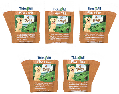 All Natural Flea and Tick Wipes 4-Dogs